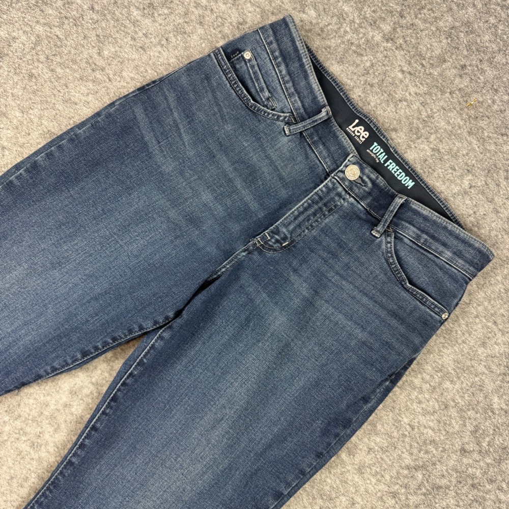 Lee Modern Series Total Freedom Straight Leg Jeans Blue 12 Short 3408568